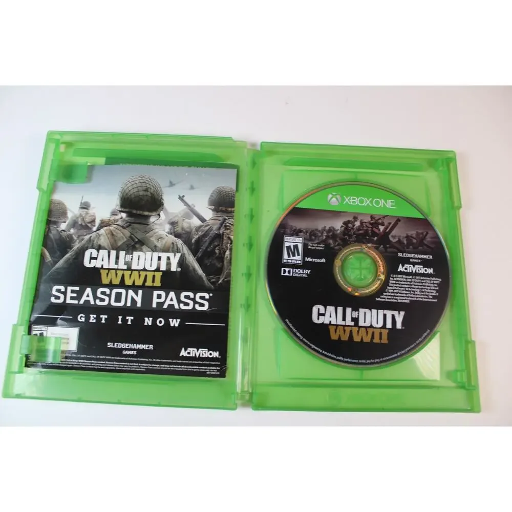 Call of Duty: WWII (Microsoft Xbox One, 2017) Authentic, complete, tested/works